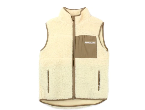 Mads Nørgaard fleecevest Vilads vanilla custard